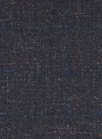Italian Wool Cashmere Donegal Slate Brown Jacket - StudioSuits