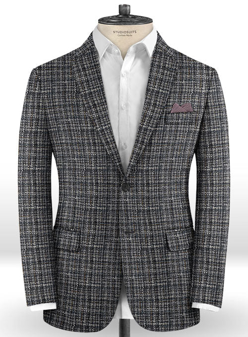 Italian Wool Cotton Silk Turro Jacket - StudioSuits