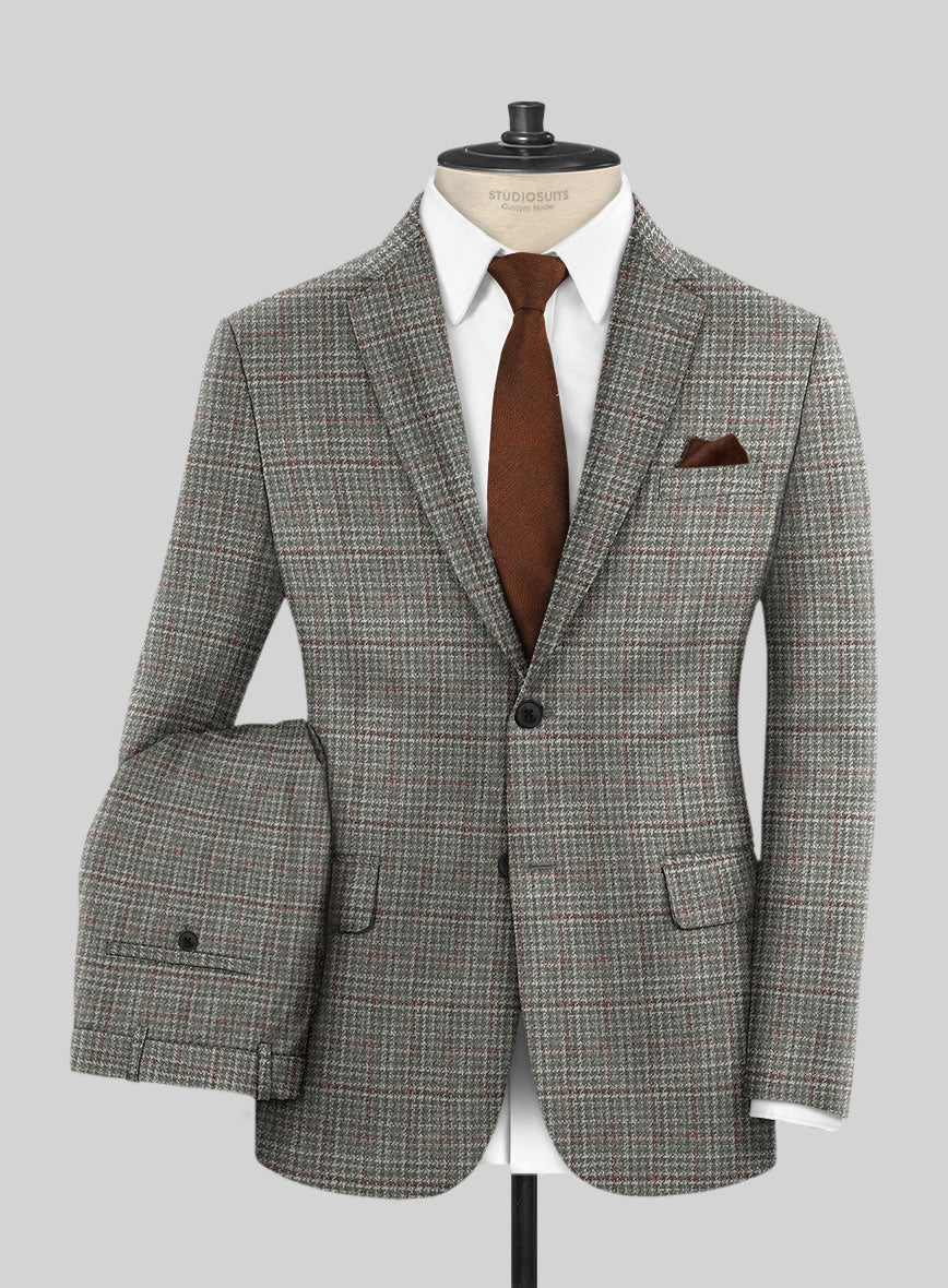 Italian Wool Leime Suit - StudioSuits