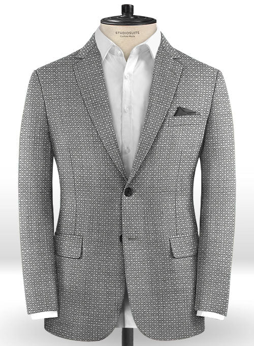 Italian Wool Linen Checo Jacket - StudioSuits