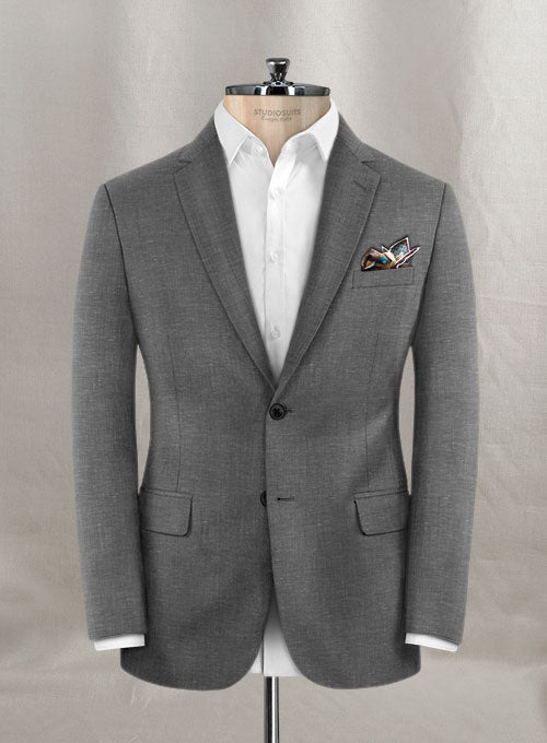 Italian Wool Linen Silk Camina Suit - StudioSuits
