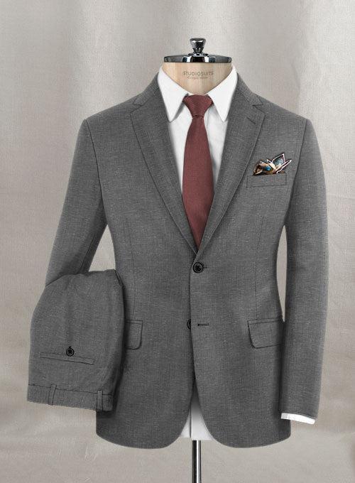 Italian Wool Linen Silk Camina Suit - StudioSuits