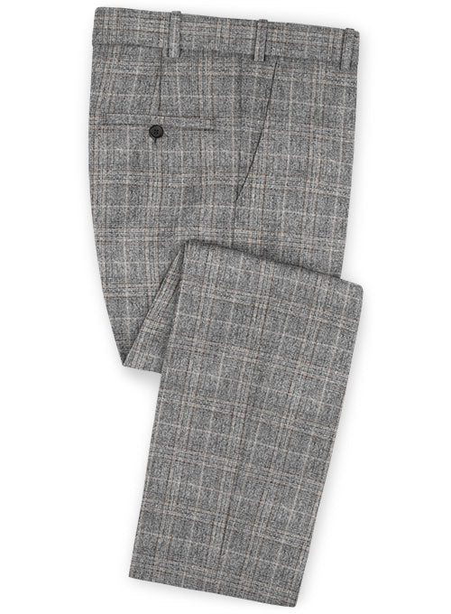 Italian Wool Nifed Pants - StudioSuits