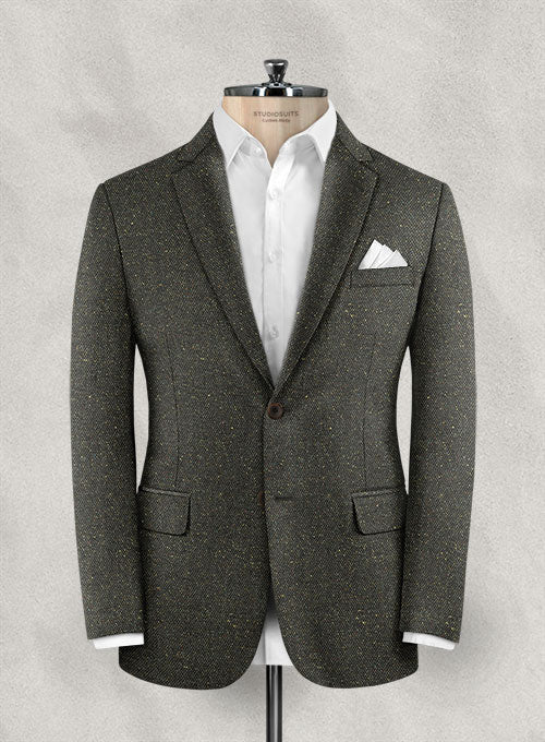 Italian Wool Silk Cotton Donegal Veso Suit - StudioSuits