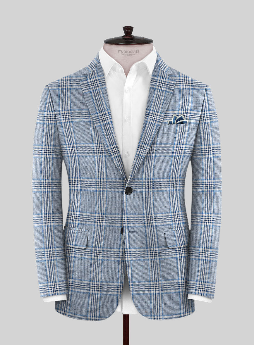 Italian Wool Silk Linen Giade Suit - StudioSuits