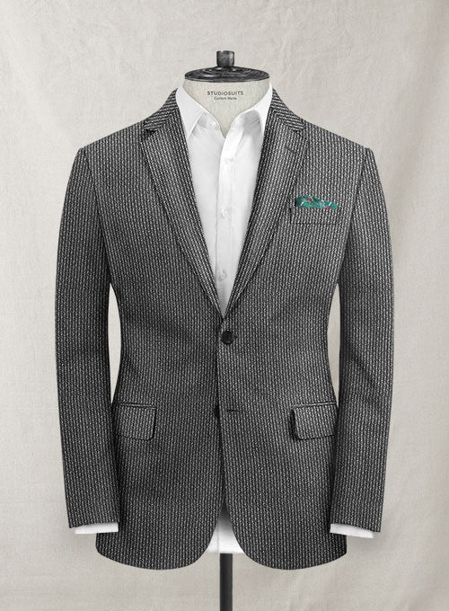 Italian Wool Silk Rocagi Jacket - StudioSuits