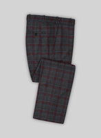 Italian Zaul Checks Tweed Pants - StudioSuits