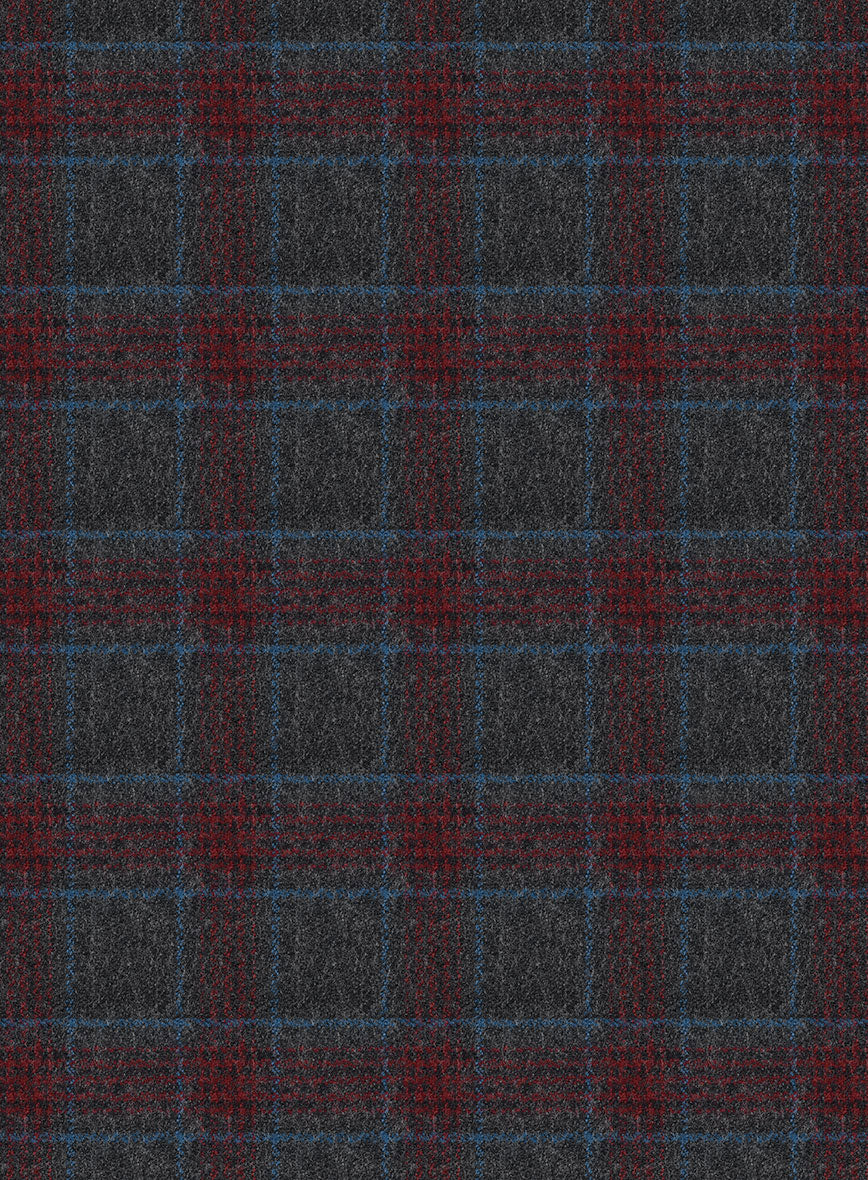 Italian Zaul Checks Tweed Pants - StudioSuits