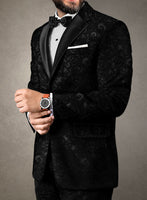 Italian Silk Adnar Tuxedo Jacket - StudioSuits