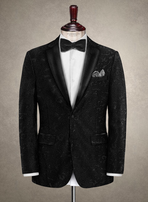 Italian Silk Adnar Tuxedo Jacket – StudioSuits