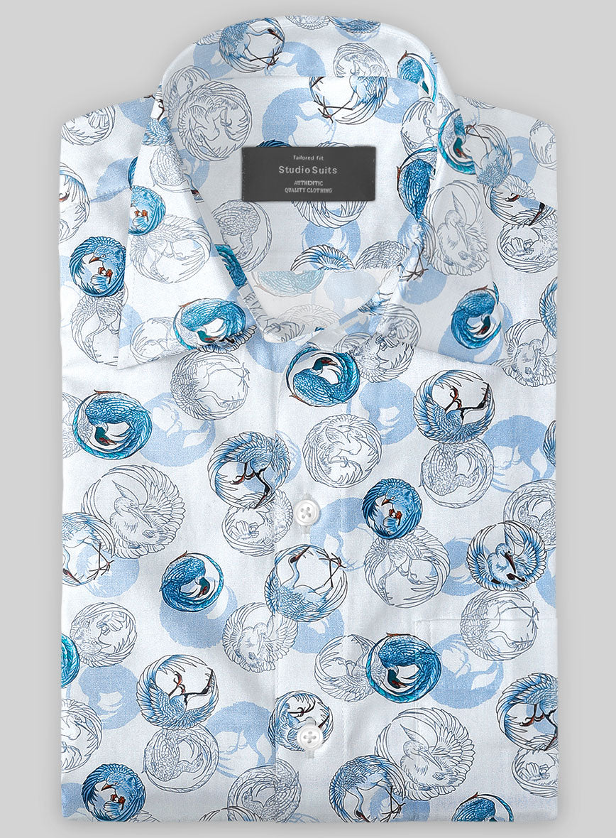 Italian Cotton Phoenix Shirt - StudioSuits