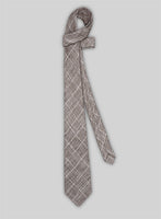 Italian Linen Tie - Lusso Brown - StudioSuits