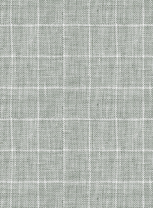 Italian Linen Lusso Gray Jacket - StudioSuits