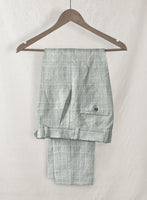 Italian Linen Lusso Gray Pants - StudioSuits