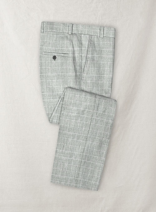 Italian Linen Lusso Gray Suit - StudioSuits