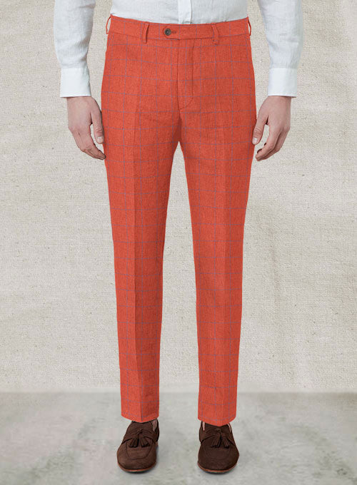 Italian Linen Mafelo Checks Suit - StudioSuits