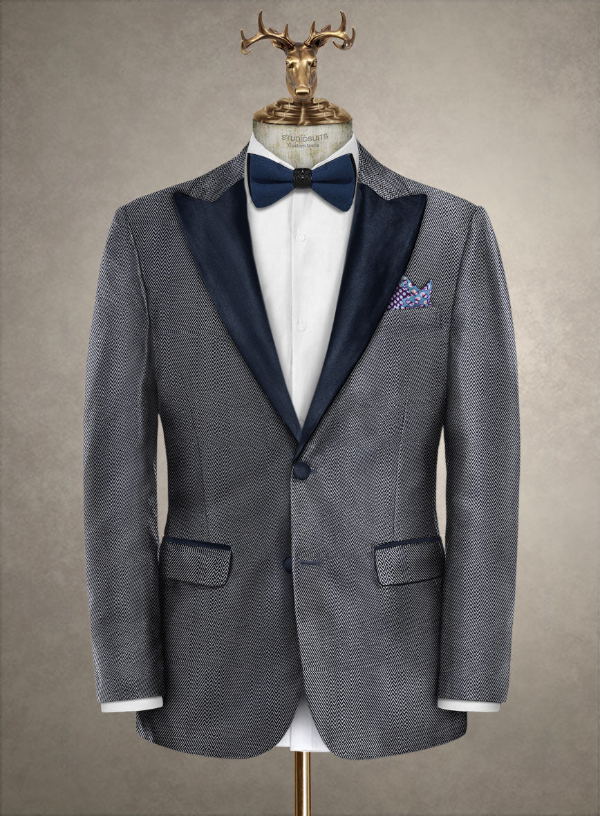 Italian Silk Emilo Tuxedo Jacket - StudioSuits