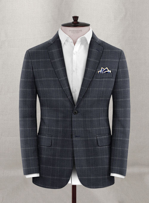Italian Wool Silk Hiaggo Suit - StudioSuits