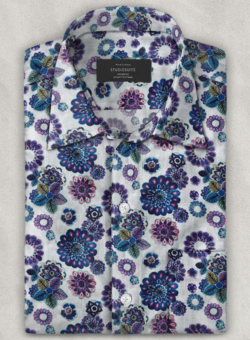 Italian Linen Aicara Shirt - StudioSuits