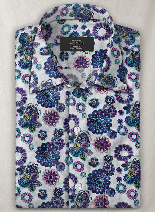 Italian Linen Aicara Shirt - StudioSuits