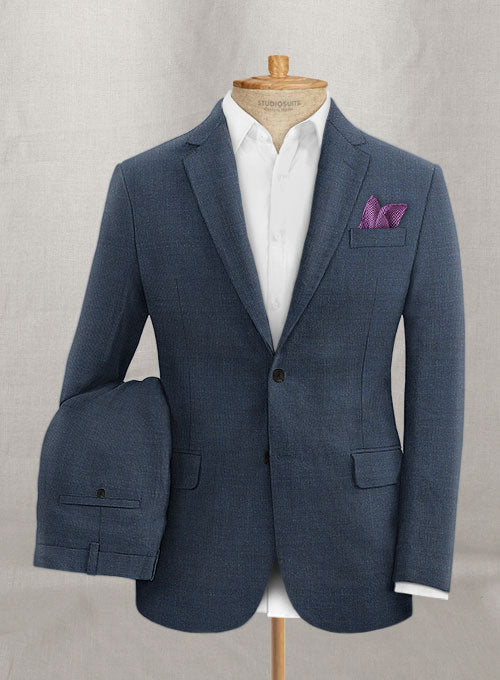 Italian Linen Wool Silk Ernan Suit - StudioSuits