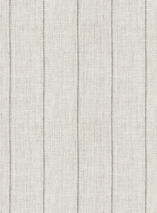 Italian Linen Tato Stripe Pants - StudioSuits