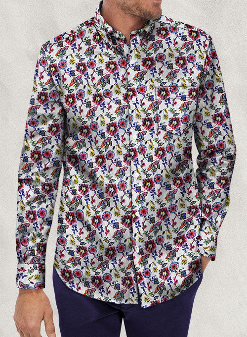 Italian Linen Olivez Shirt - StudioSuits