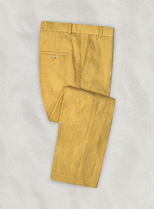 Italian Linen Tuscan Sun Pants - StudioSuits