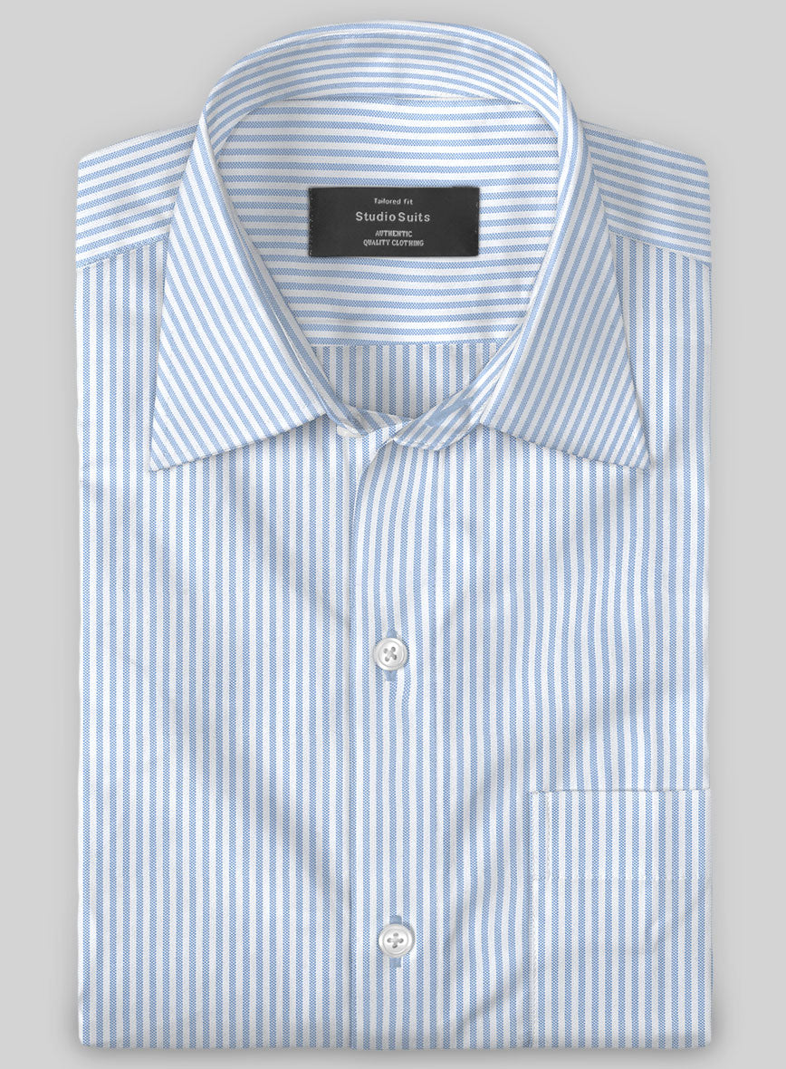 Italian Lombardo Carolina Stripes Shirt - StudioSuits