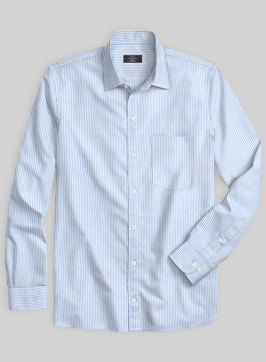 Italian Lombardo Carolina Stripes Shirt - StudioSuits