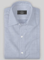 Italian Lombardo Chevron Dark Blue Shirt - StudioSuits