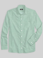 Italian Lombardo Fern Green Shirt - StudioSuits