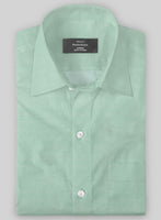 Italian Lombardo Fern Green Shirt - StudioSuits