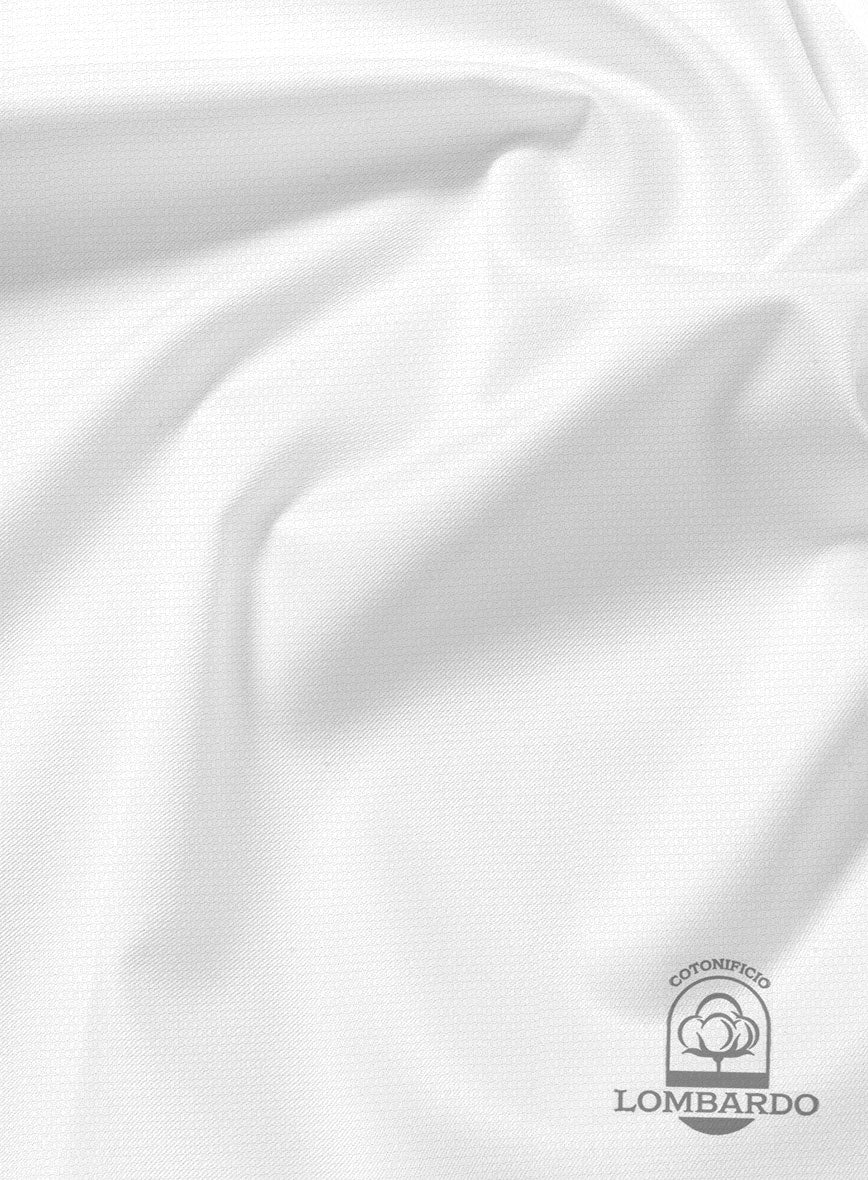 Italian Lombardo Gauze White Shirt - StudioSuits
