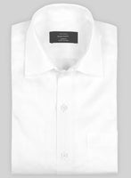 Italian Lombardo Gauze White Shirt - StudioSuits