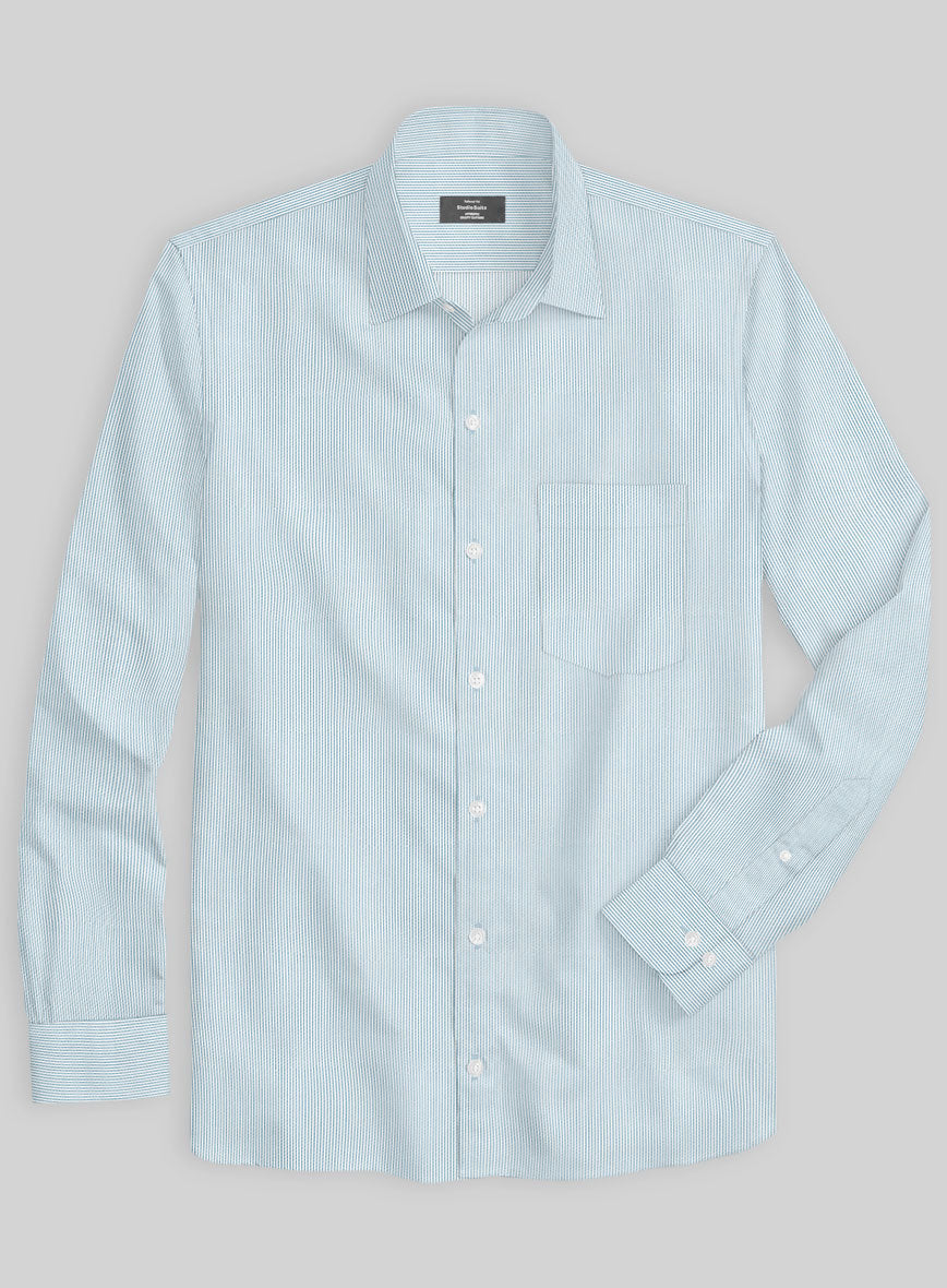 Italian Lombardo Mabel Pinstripe Shirt - StudioSuits
