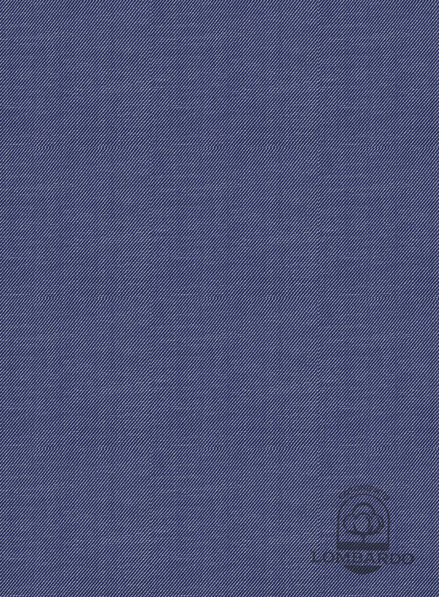 Italian Lombardo Indigo Blue Shirt - StudioSuits
