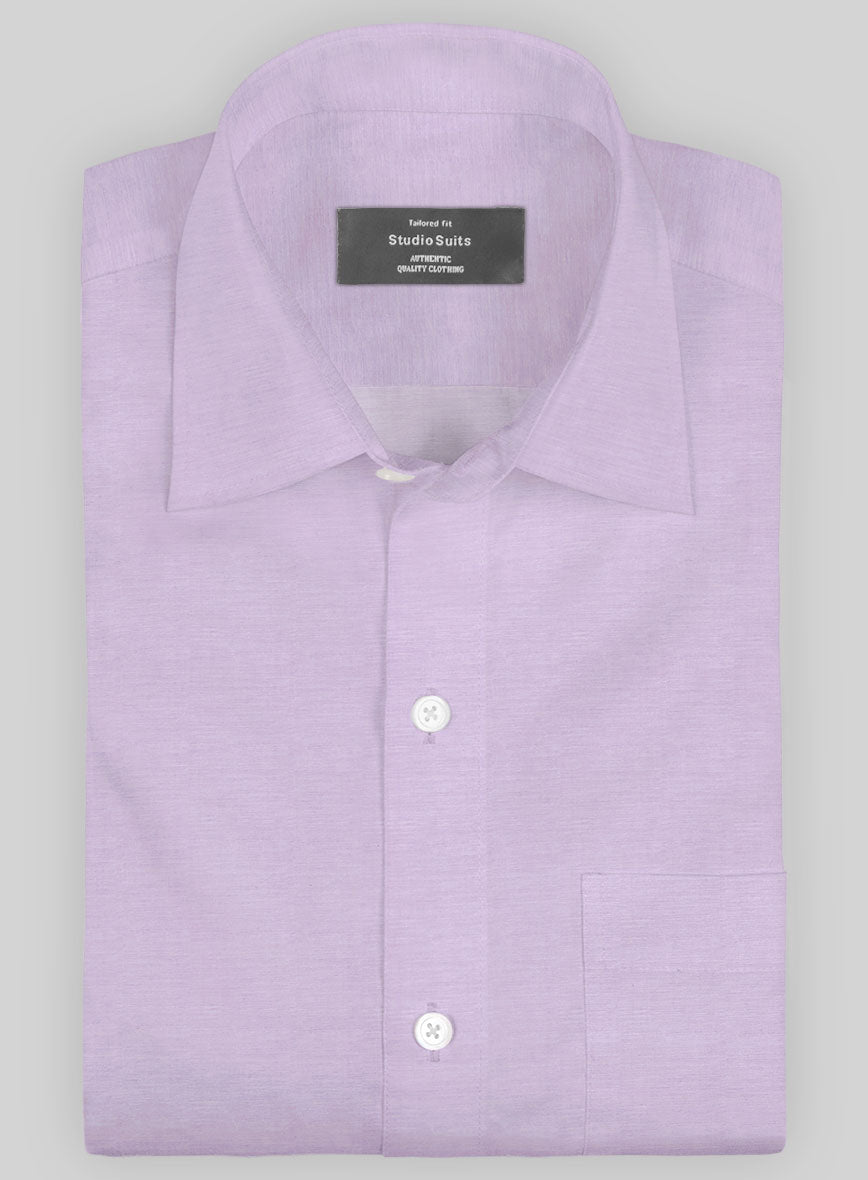 Italian Lombardo Periwinkle Shirt - StudioSuits
