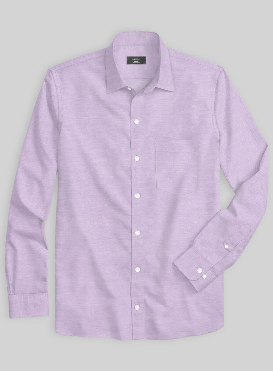 Italian Lombardo Periwinkle Shirt - StudioSuits