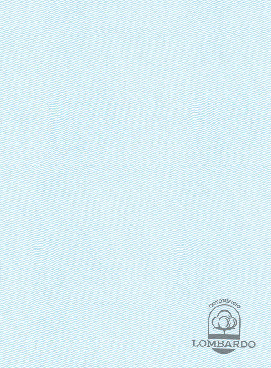 Italian Lombardo Tropical Blue Shirt - StudioSuits