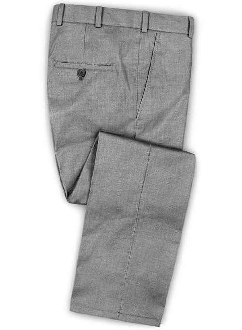 Italian Mid Gray Wool Suit - StudioSuits
