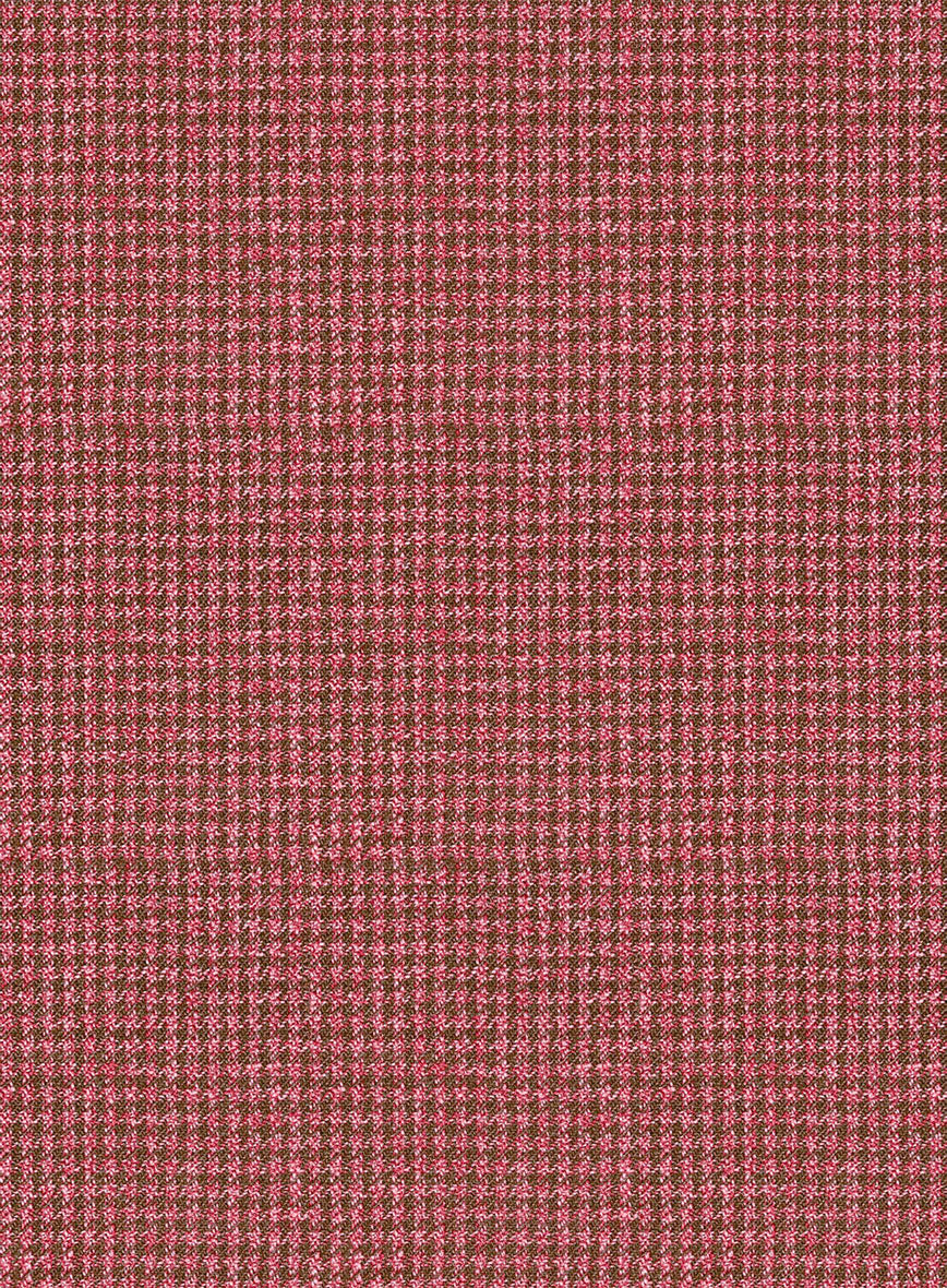Italian Prato Tango Houndstooth Linen Jacket - StudioSuits