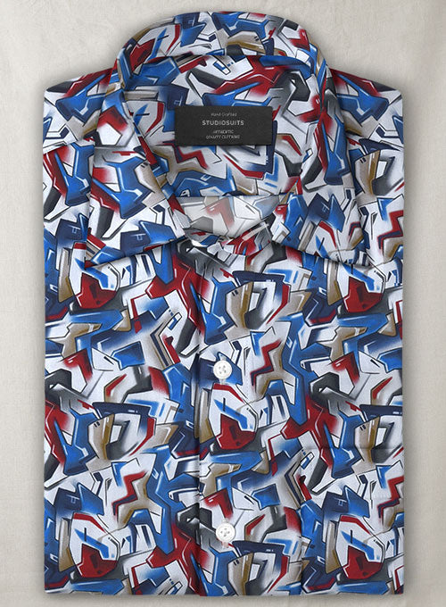 Italian Panti Cotton Shirt - StudioSuits