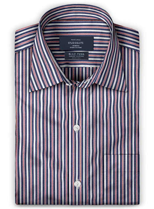S.I.C. Tess. Italian Cotton Opiano Shirt - StudioSuits
