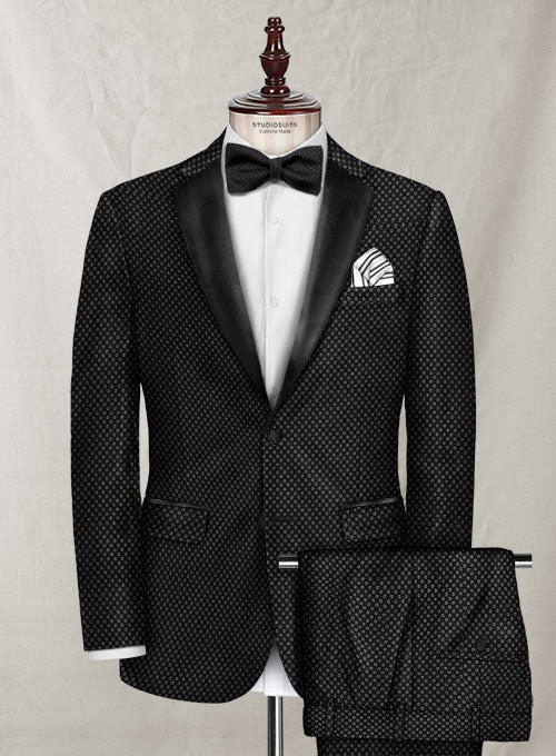 Italian Silk Alabro Tuxedo Suit - StudioSuits