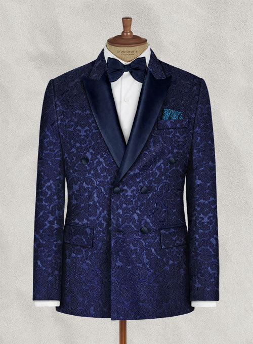 Italian Silk Elea Tuxedo Jacket - StudioSuits