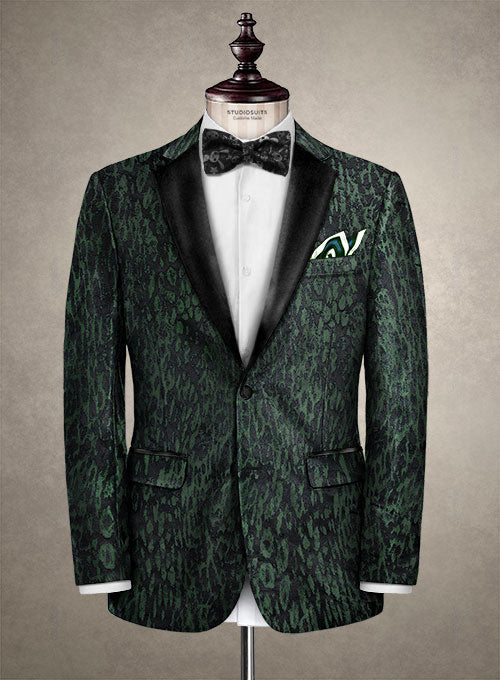 Italian Silk Garisi Tuxedo Jacket - StudioSuits