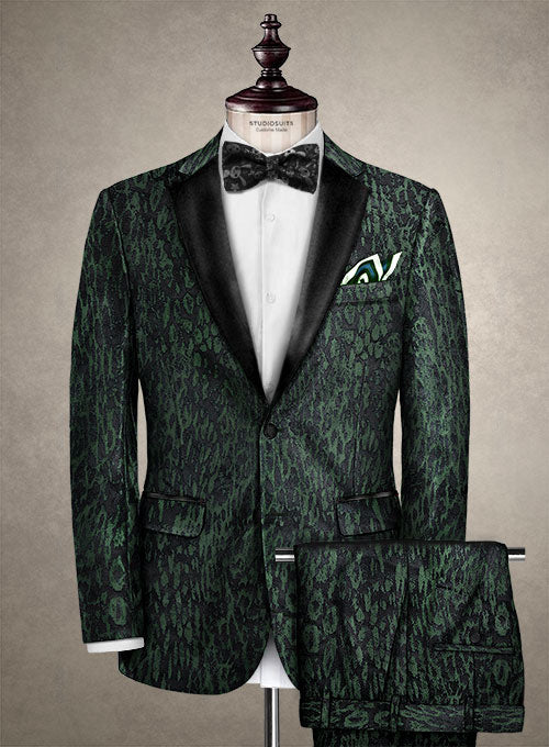 Italian Silk Garisi Tuxedo Suit - StudioSuits