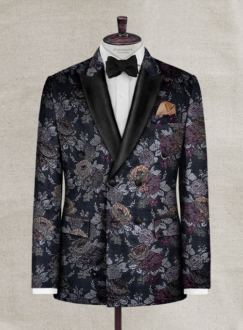 Italian Silk Giofre Tuxedo Jacket - StudioSuits