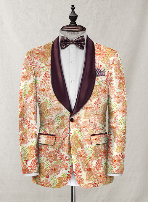 Italian Silk Lelia Tuxedo Jacket - StudioSuits